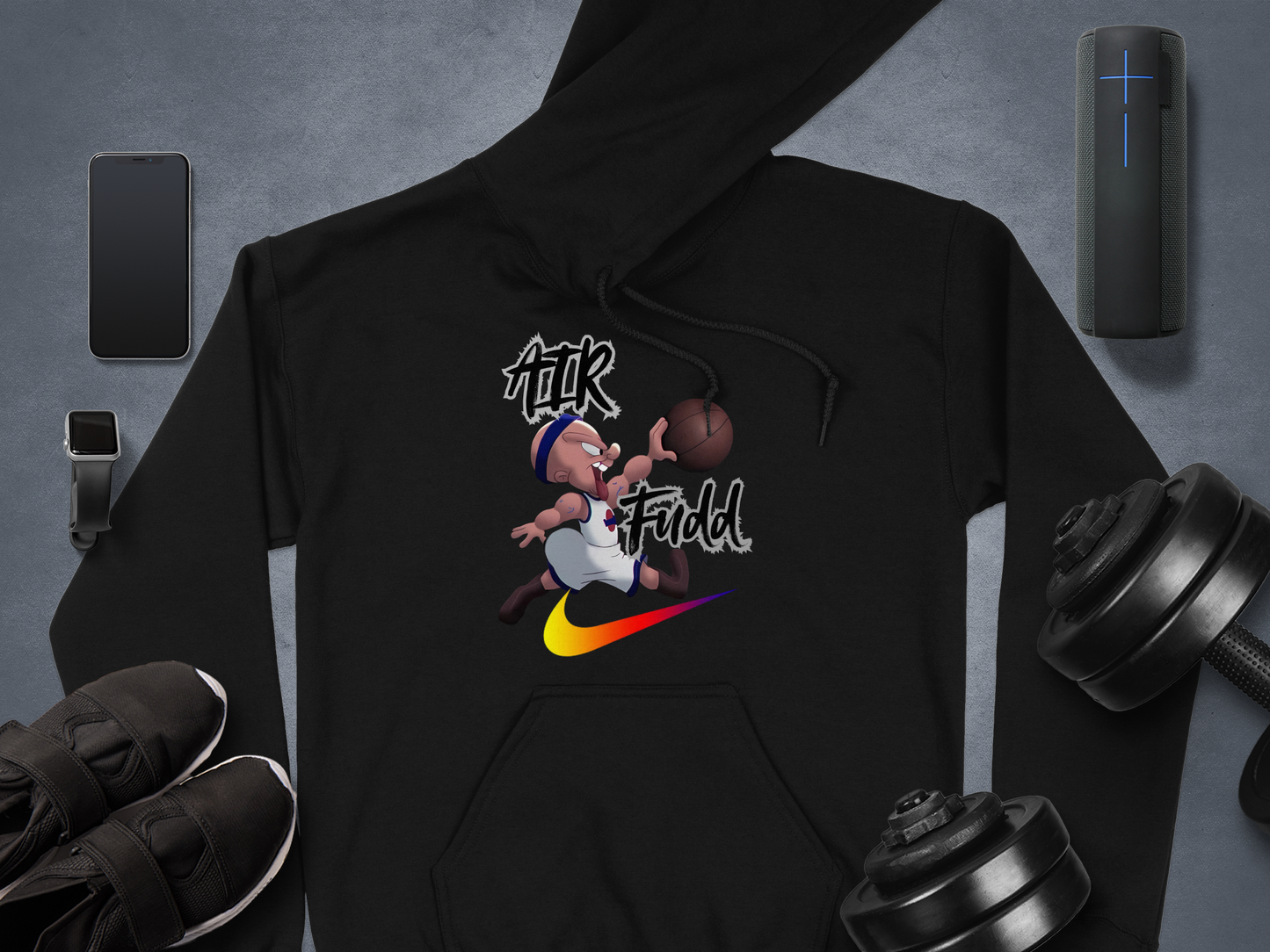 Action Packed Hoodie Featuring Dynamic Dunker product type