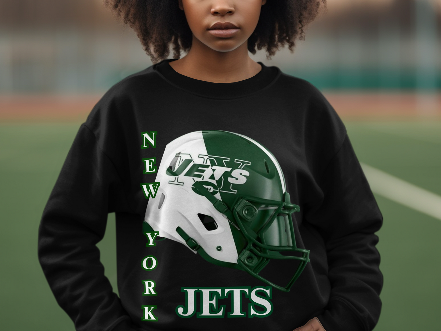 New York Jets Football Helmet Sweatshirt product