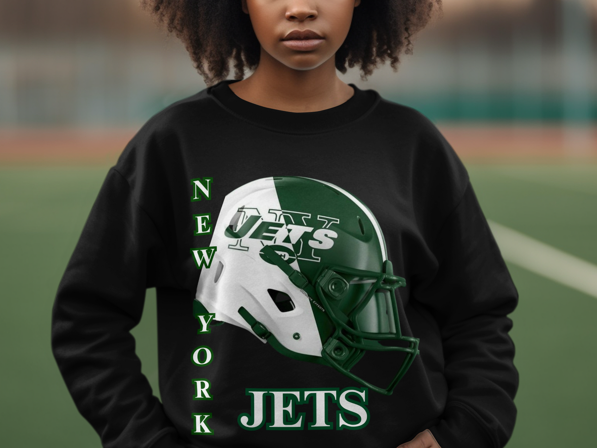 New York Jets Football Helmet Sweatshirt product