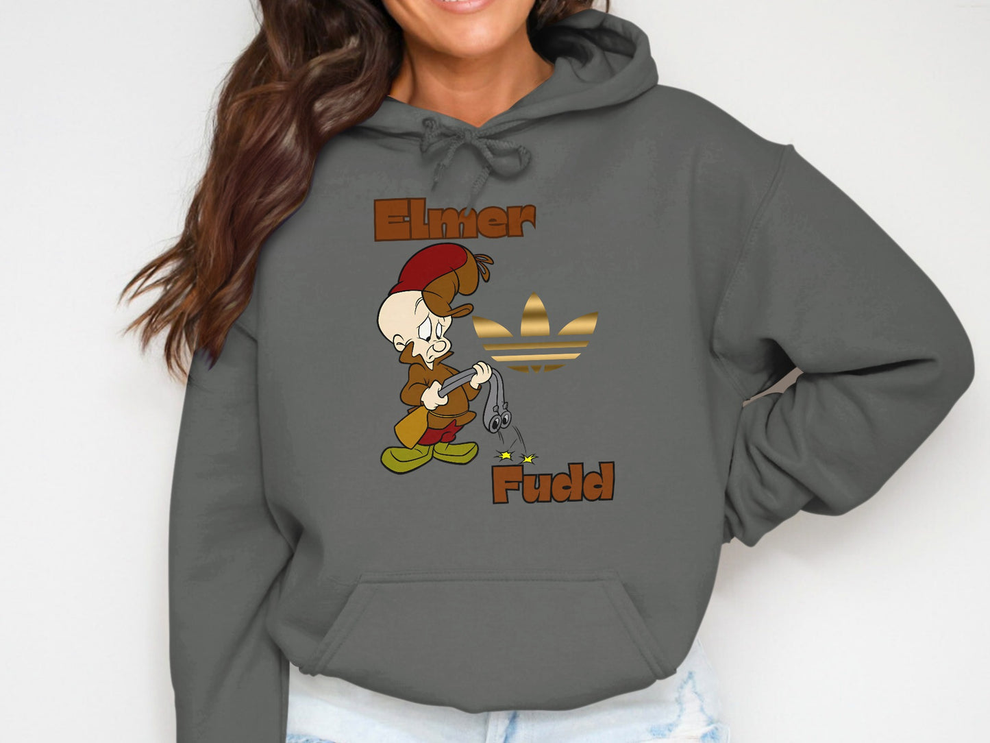 Elmer Fudd Graphic Print Unisex Pullover Hoodie product