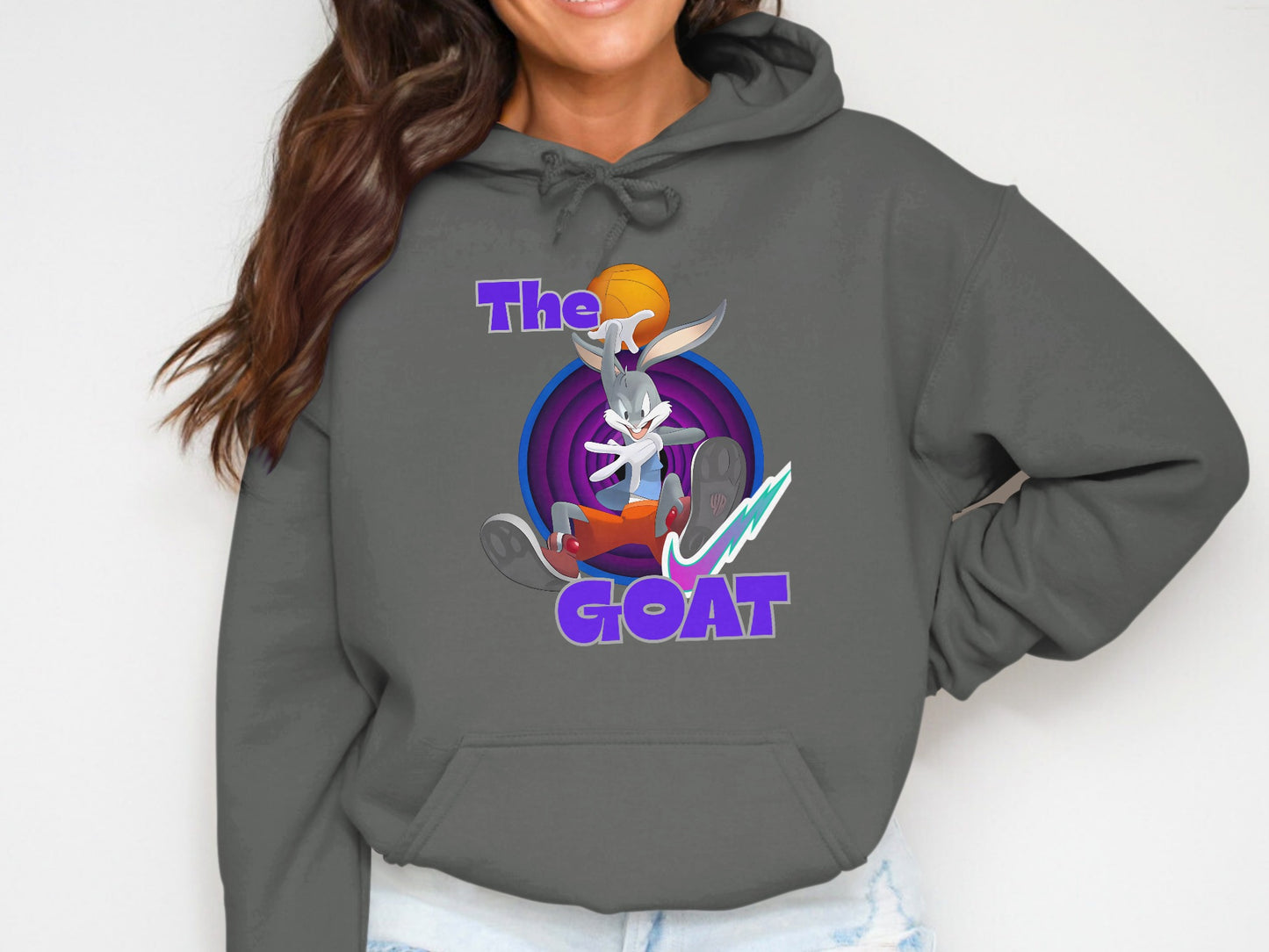 The Goat Hoodie Basketball Graphic Unisex Hoodie product type