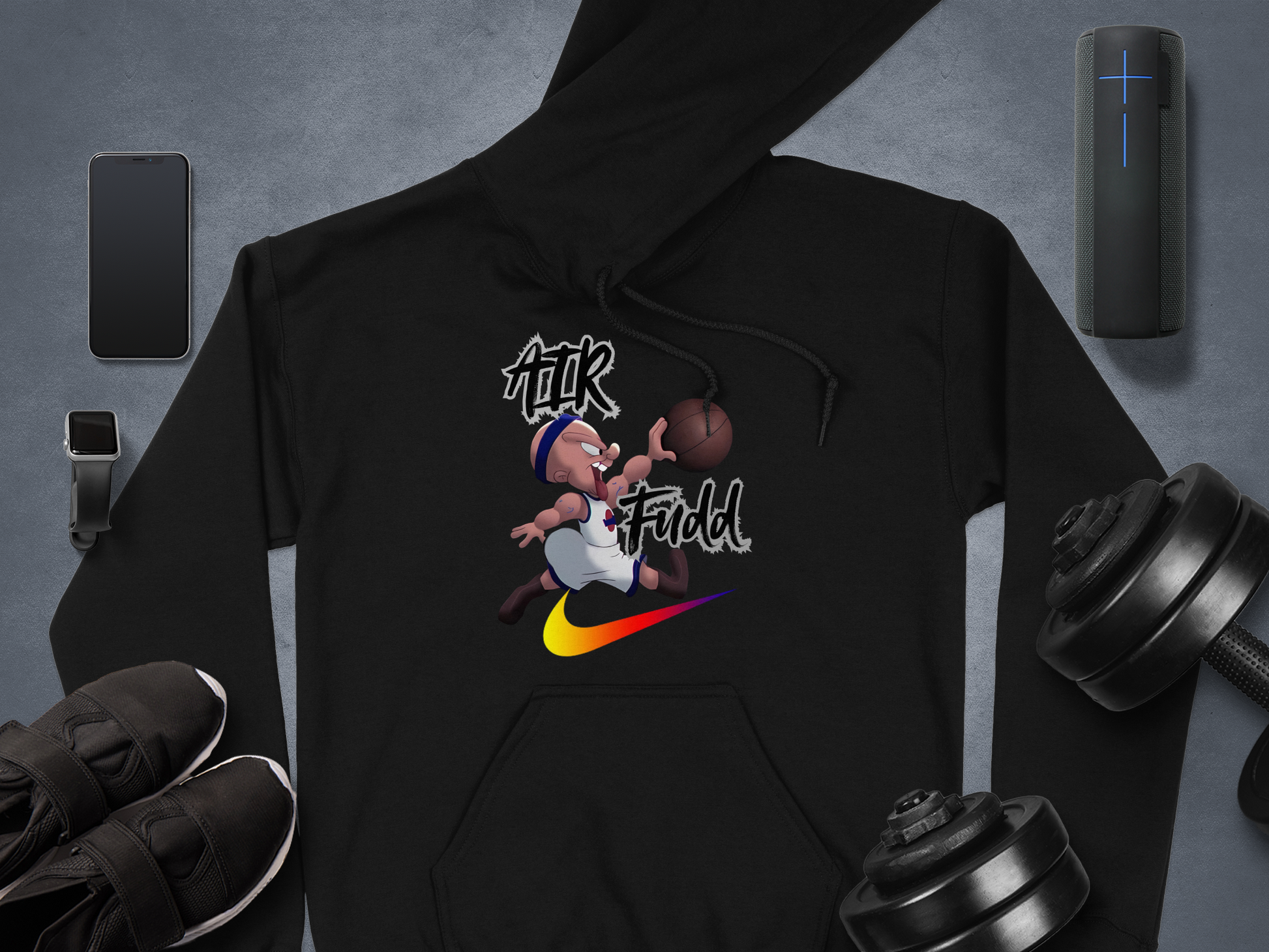 Action Packed Hoodie Featuring Dynamic Dunker product type