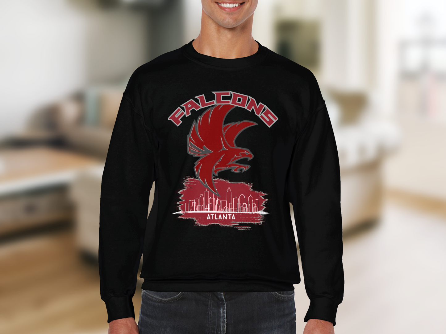 Atlanta Falcons Sporty Urban Skyline Sweatshirt