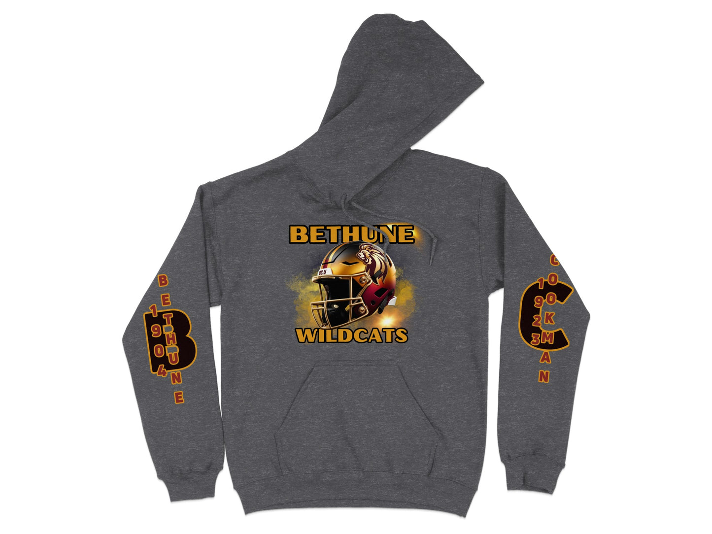 Bethune Wildcats Hoodie BCU Football Fan Apparel