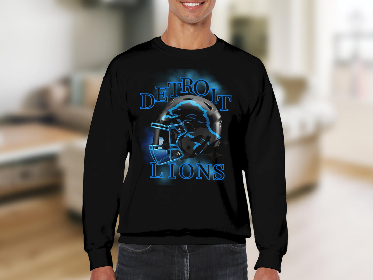 Detroit Lions Black Sweatshirt