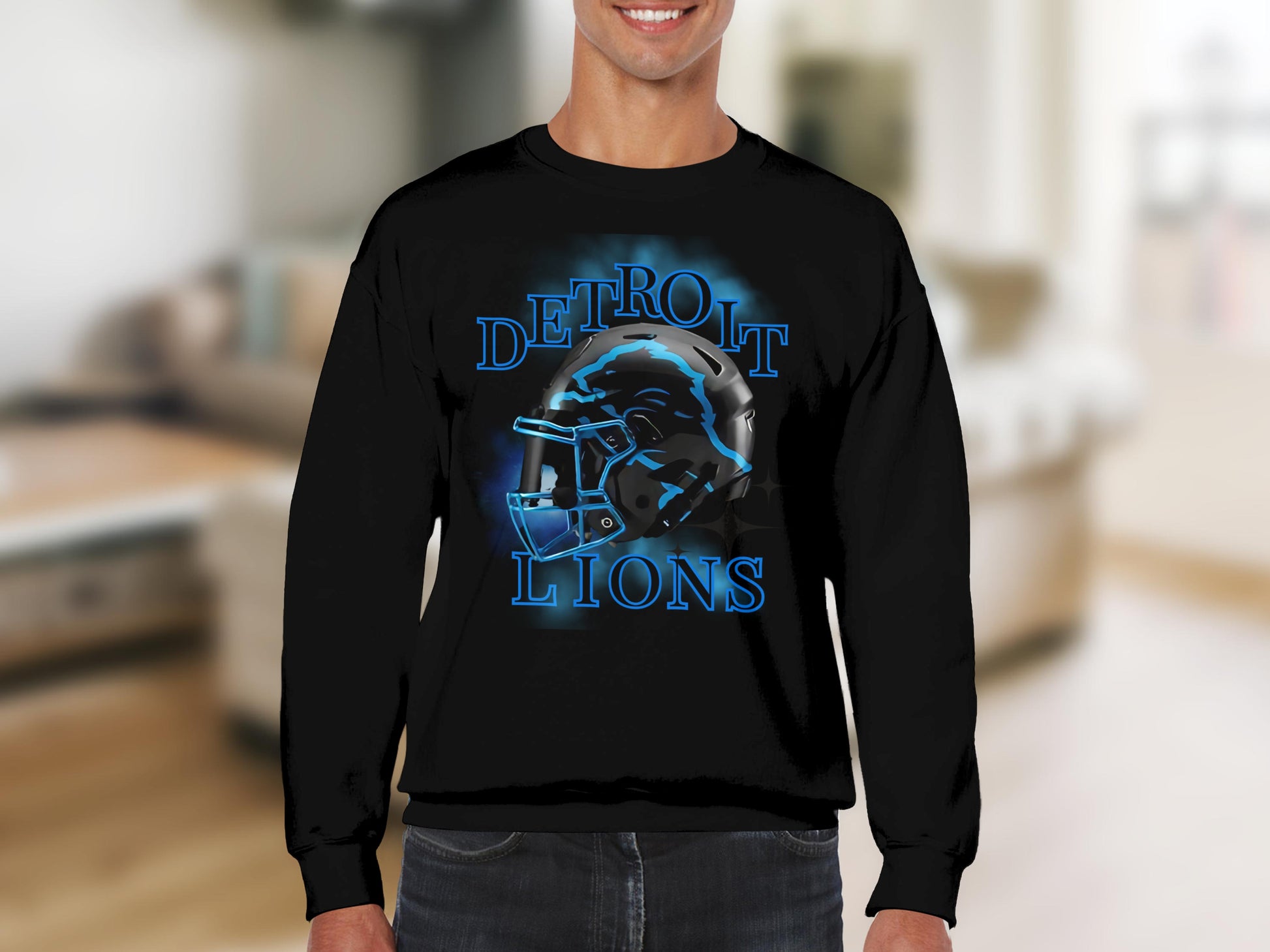 Detroit Lions Black Sweatshirt