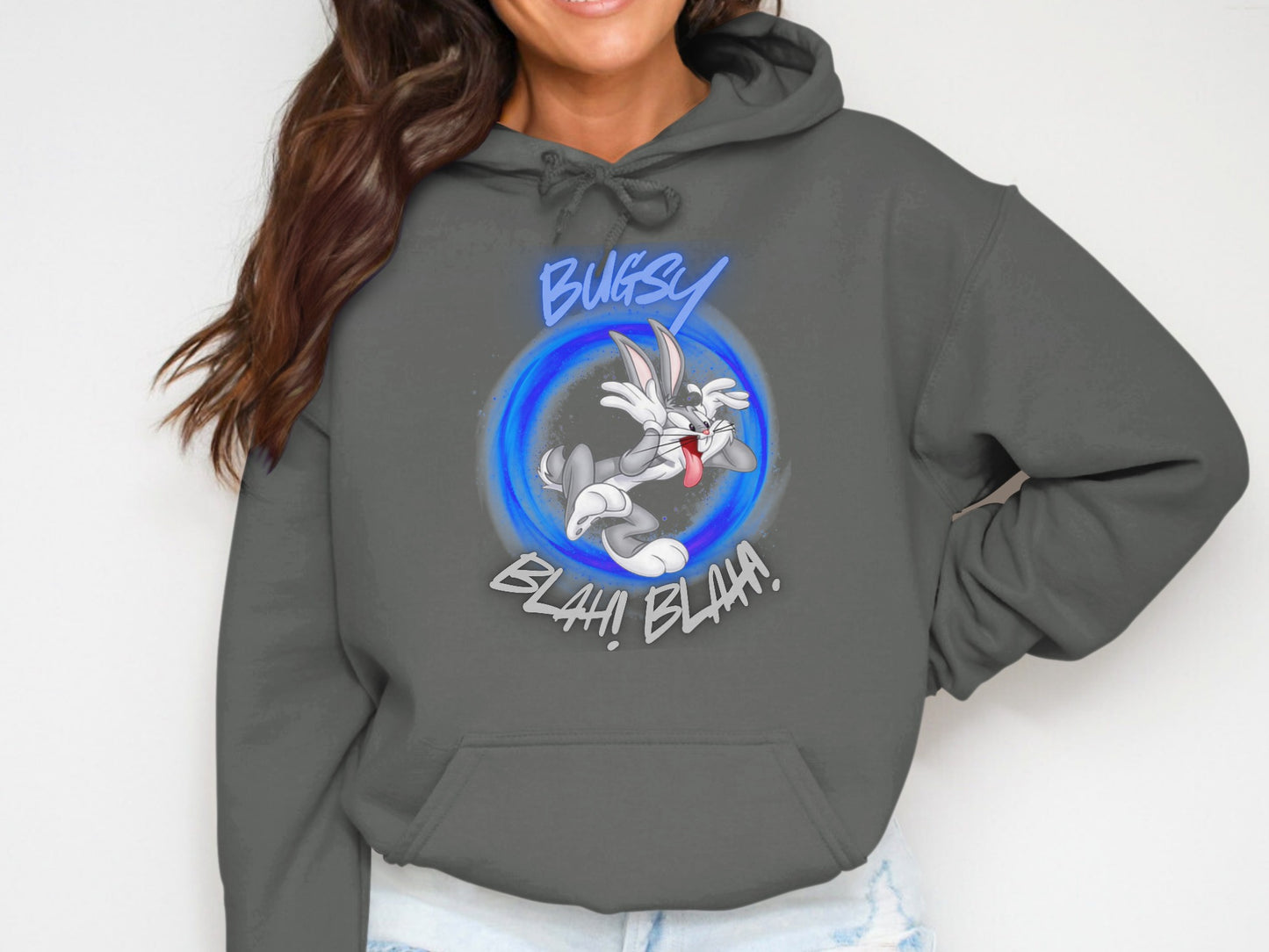 Bugs Blah Blah Graphic Hooded Sweatshirt product type