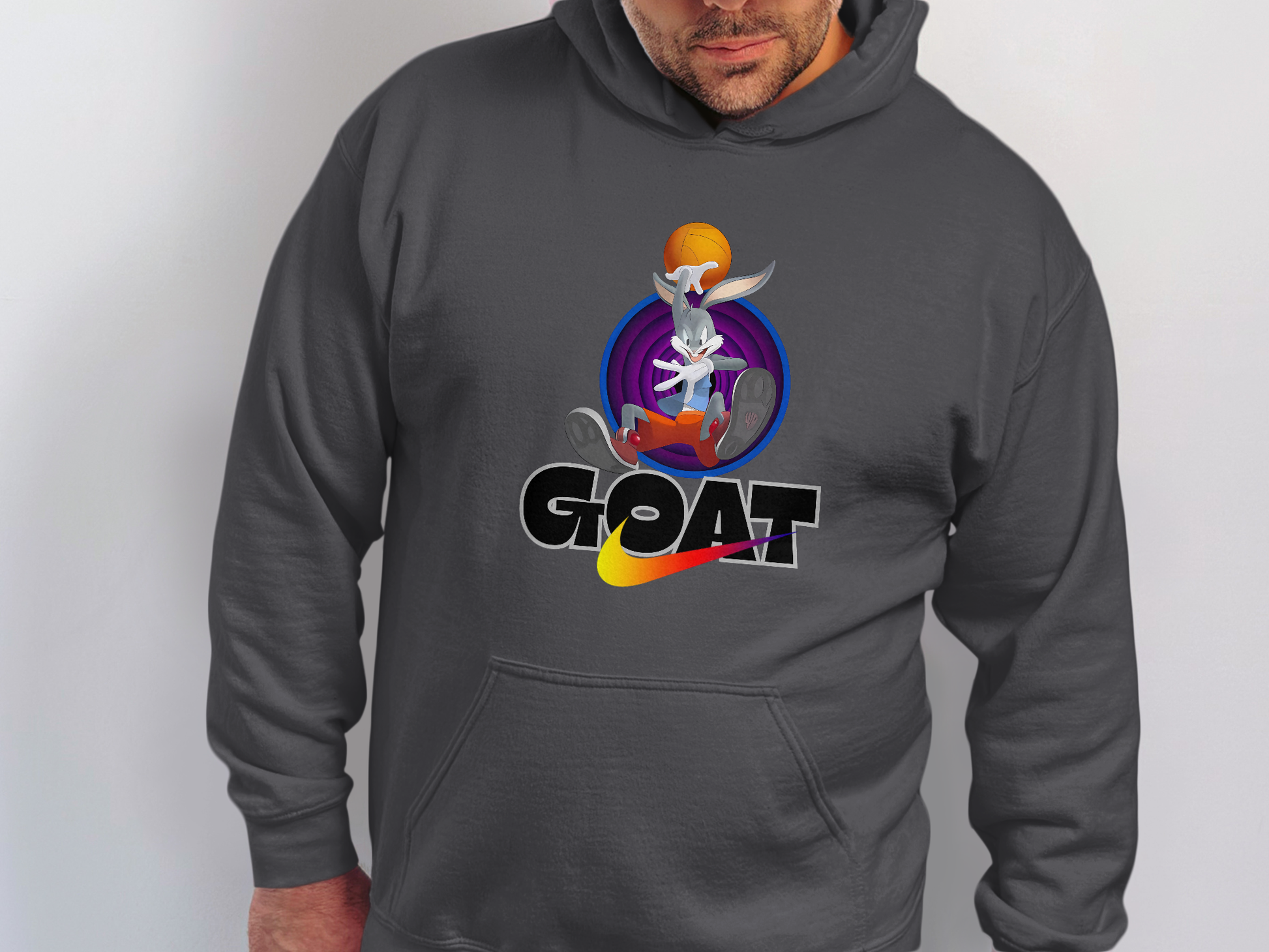Bugs Bunny GOAT Hoodie Casual Wear Clothing Product
