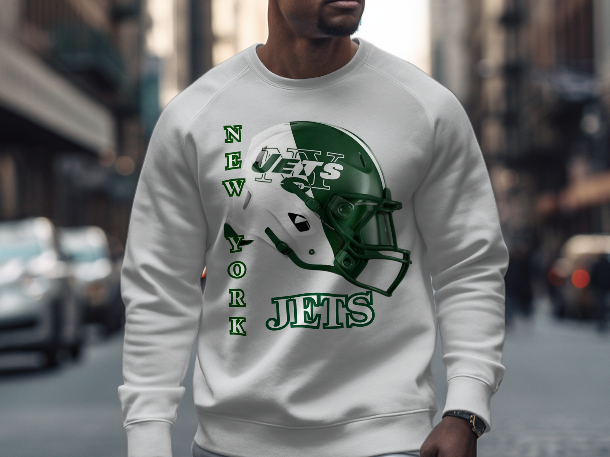 New York Jets Football Team Fandom Sweatshirt