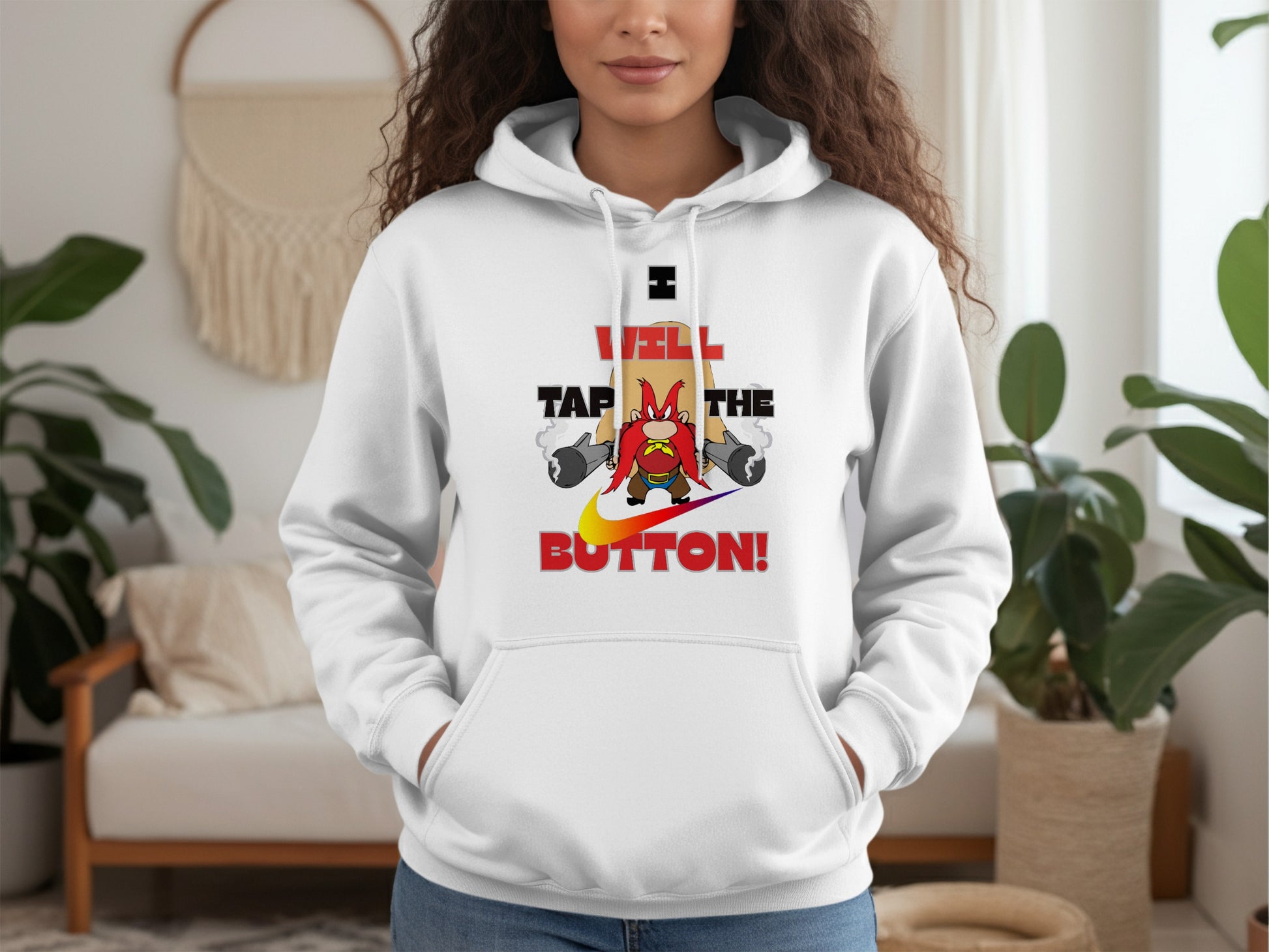 I Will Tap The Button Graphic Design Hoodie product