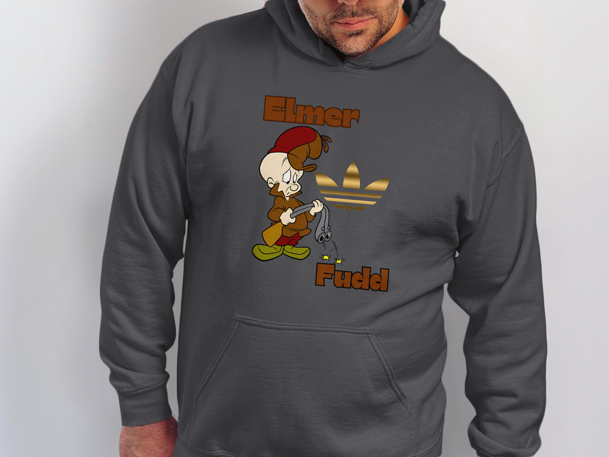 Elmer Fudd Character Parody Graphic Hoodie product